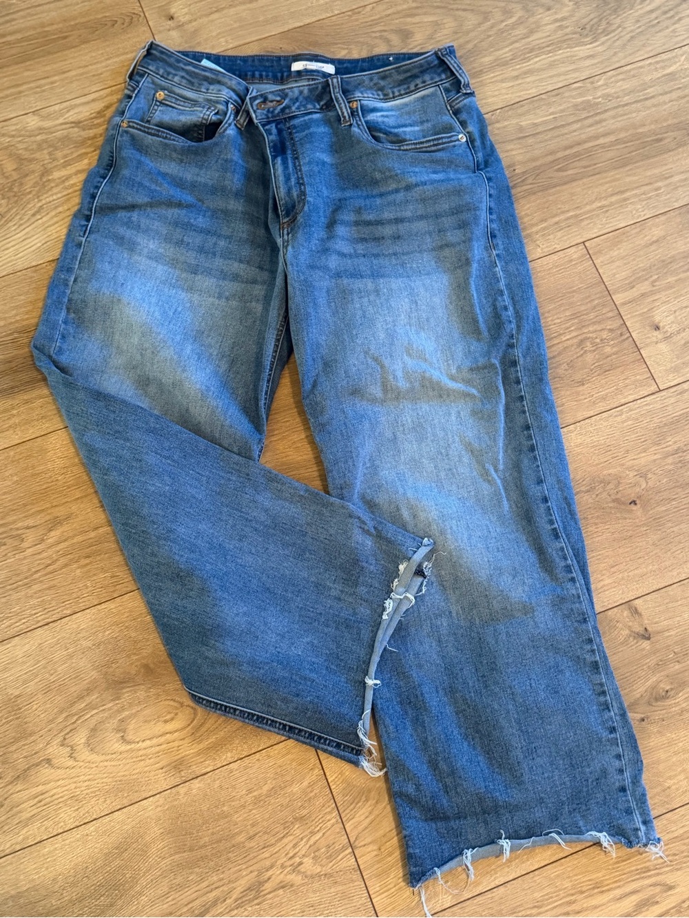 STS Blue Men's Straight-Leg Denim Jeans in Faded Blue